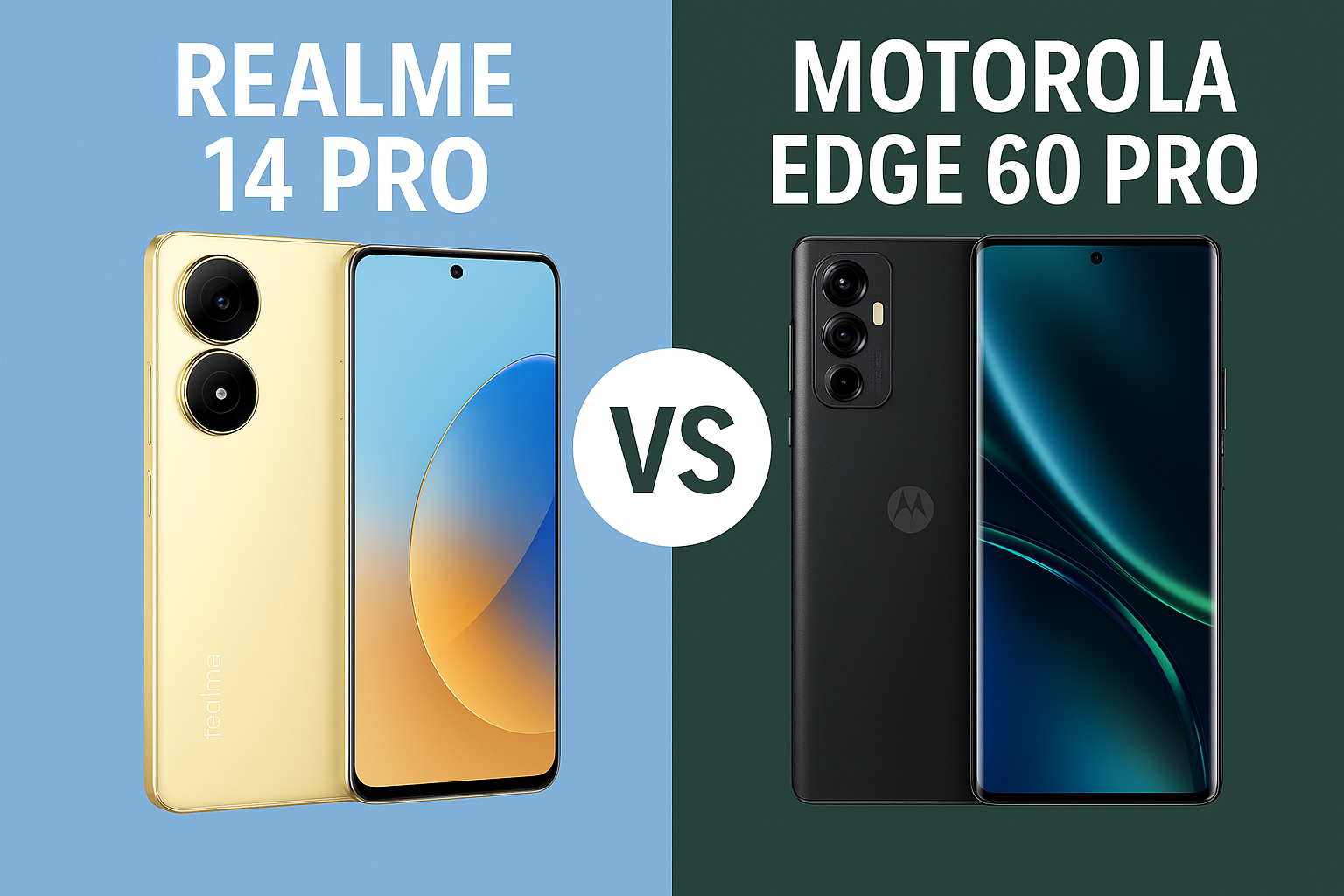 Realme 14 Pro vs Motorola Edge 60 Pro